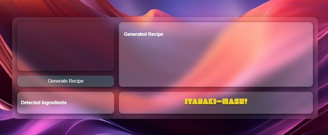 Itadaki Masu: AI Smart Kitchen